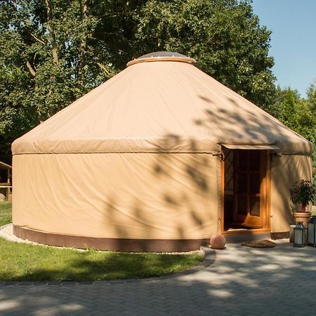 Moderne Jurte Herbsleben Hotell Exteriör bild