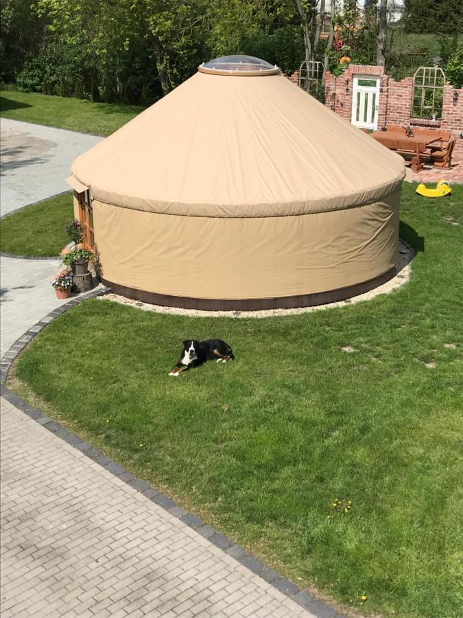 Moderne Jurte Herbsleben Hotell Exteriör bild